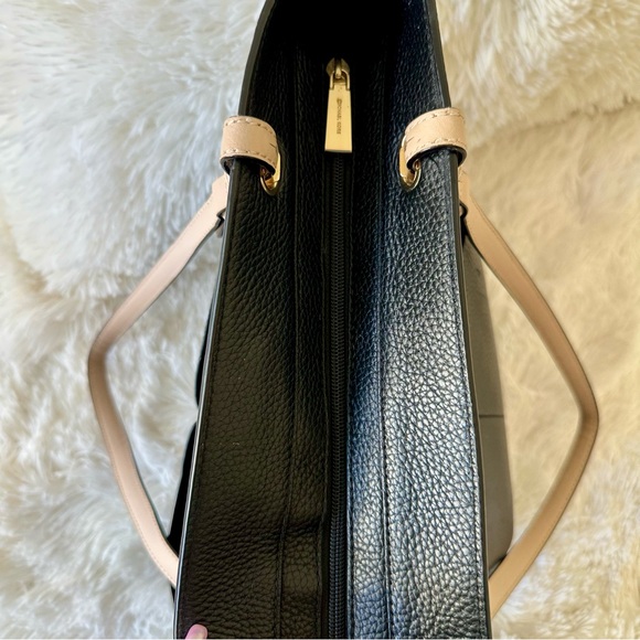 Michael Kors Bedford North South Large Black Leather Travel Tote - Picture 6 of 15